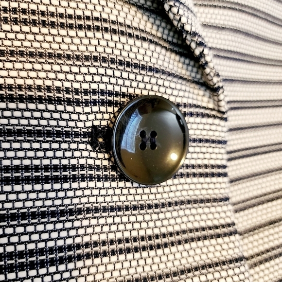 NWT Jones Studio Seperates Black White Striped Blazer Women's Size 20W Prep New - Picture 7 of 13